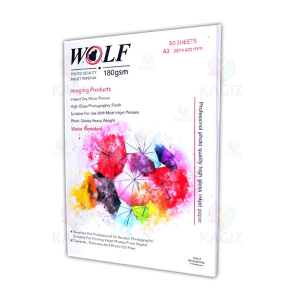کاغذA3-فتوگلاسه-180گرم
