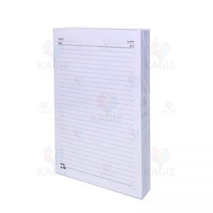 کاغذ خط داربدون حاشیه بسته ۵۰۰برگی