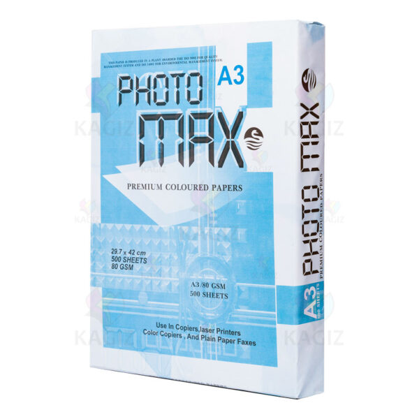 کاغذفتومکس80گرم500برگیA3-آبی