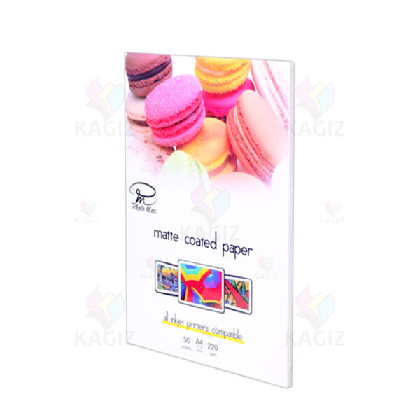 کاغذ A4 کوتد ۲۲۰ گرم