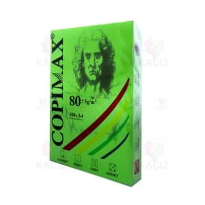 کاغذ A4 کپی مکس ۸۰گرمی رنگ فلورسنت سبز بسته ۵۰۰برگی