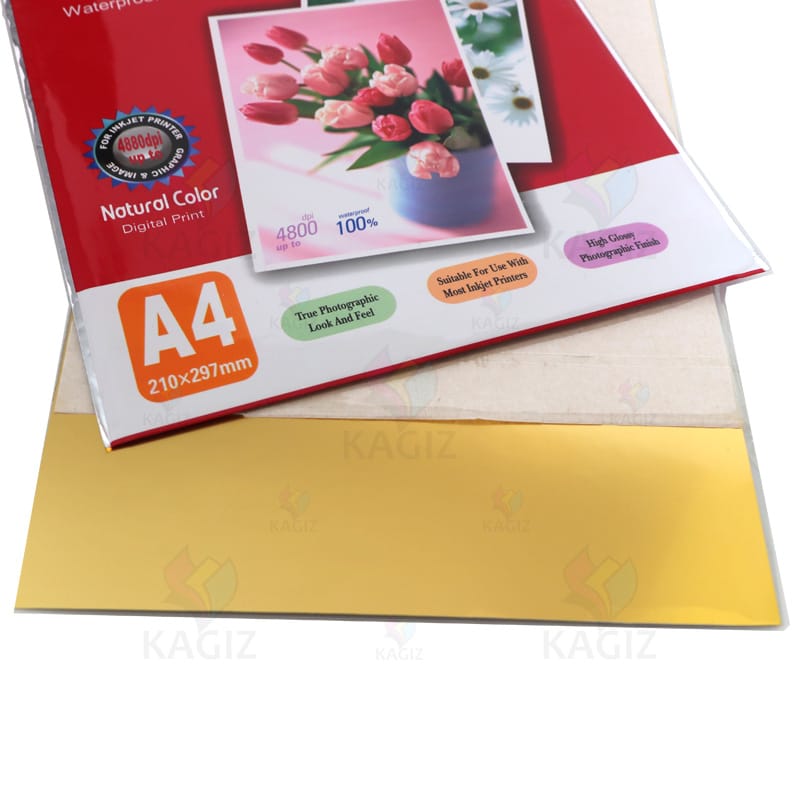 فتوگلاسه متالایز طلایی