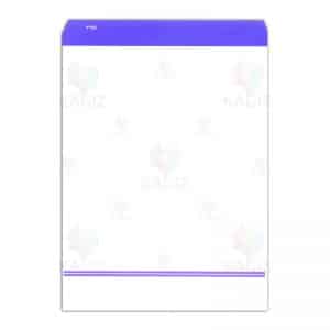 پاکت اداری سفید درب سرمه ای اندازه ۳۱x23 بسته ۲۰۰عددی